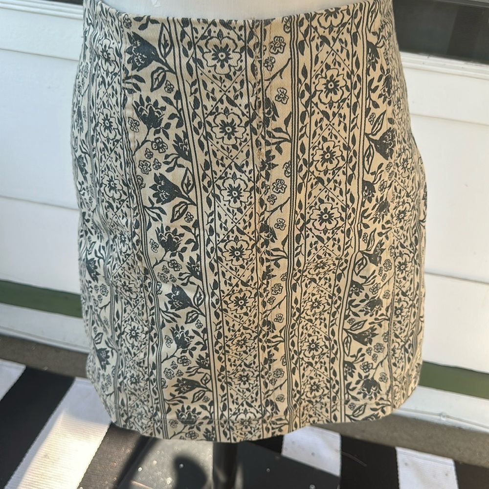 Free People stretch mini skirt.
